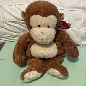 NWT TY Pluffies Dangle Monkey